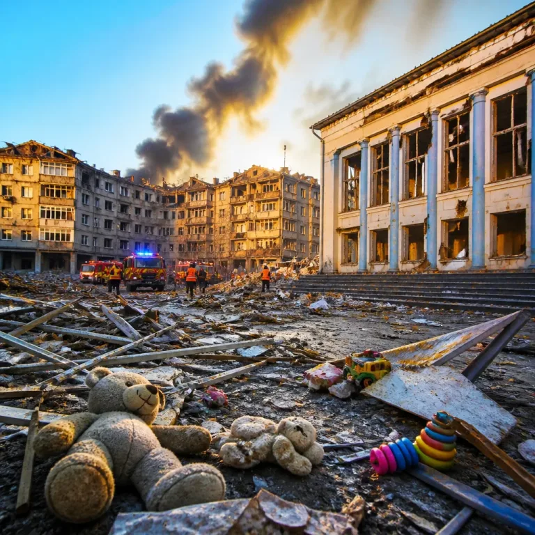 Російські обстріли вразили житлові та соціальні обʼєкти в девʼяти областях України