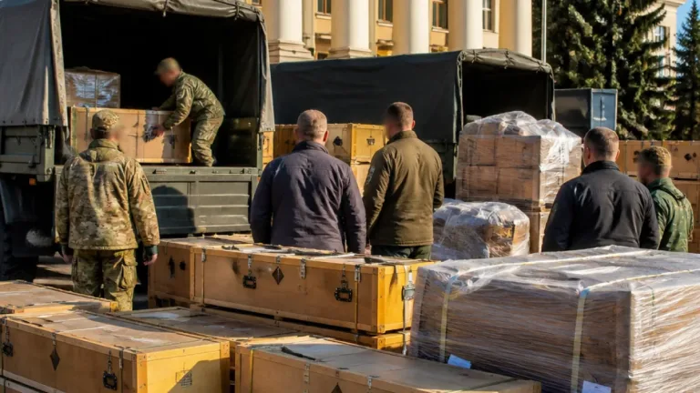 Київщина передала 108-й штурмовій бригаді чергову партію обладнання для фронту