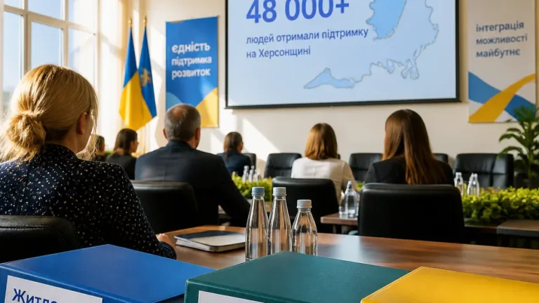На Херсонщині понад 48 тис. переселенців: Рада при ОВА фокусує увагу на житлі та інтеграції