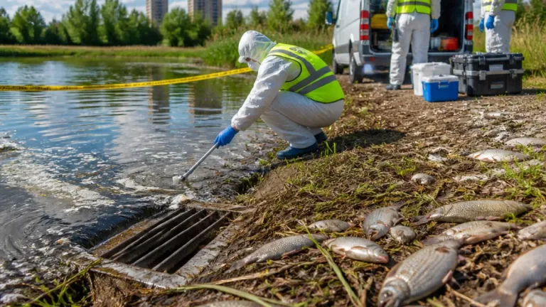 На Київщині виявили майже три тонни загиблої риби: воду заблокували для відвідувачів