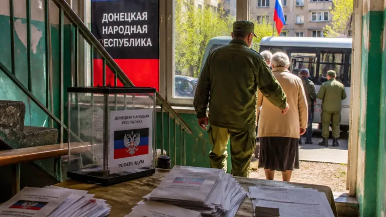 На окупованих територіях Донеччини анонсують масове дострокове голосування до Держдуми РФ — ЦПД