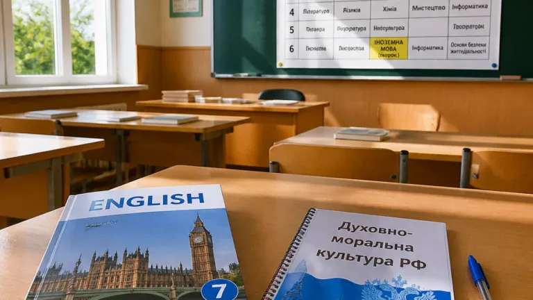 На тимчасово окупованій Луганщині зменшать години іноземної мови та введуть предмет із російською пропагандою