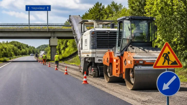 На вʼїзді до Чернівців завершили ремонт проїзду через міст на дорозі Р‑62