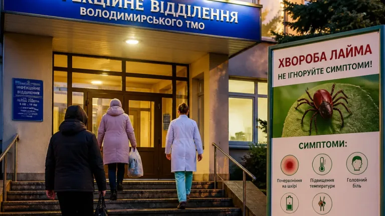 На Волині зростає кількість випадків хвороби Лайма: пацієнтів госпіталізують у Володимирі