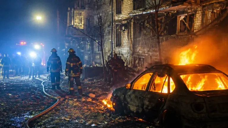 Нічна масована атака на Київ та Бориспіль: є загиблі, поранені та руйнування