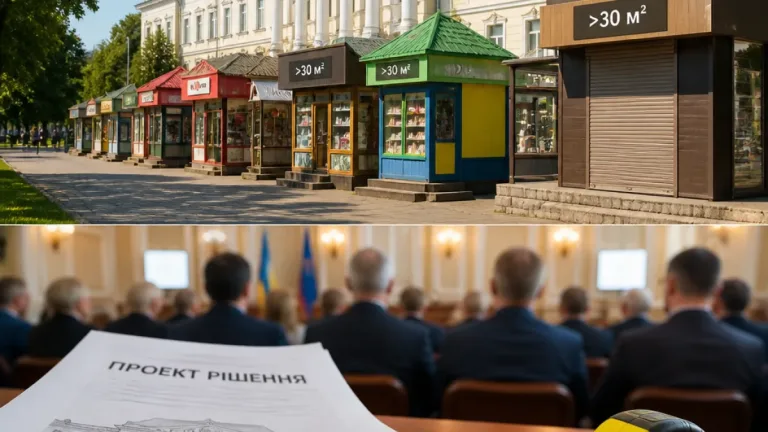 Полтава: міськрада планує продовжити дозволи на низку МАФів, серед них кіоски понад 30 кв. м