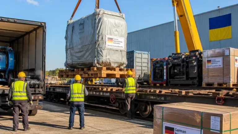 Полтавщина отримала від Німеччини понад 80 тонн обладнання для енергетики