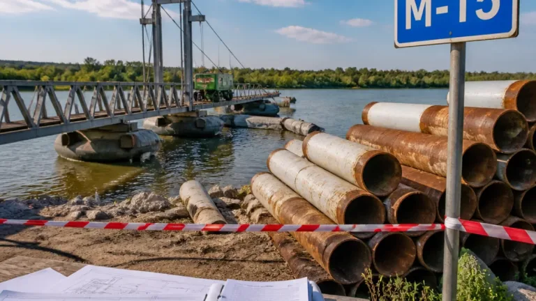 Правоохоронці перевіряють можливу розтрату 31,5 млн грн під час будівництва тимчасового мосту через Дністер