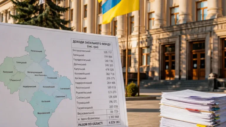 Прикарпаття перерахувало 26,8 млрд грн податків за сім місяців — місцеві бюджети отримали понад 10,3 млрд