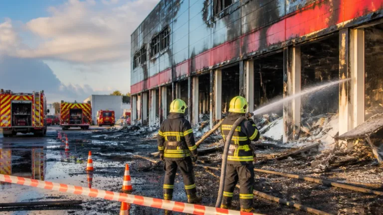 Росія знову влучила в термінал «Нової пошти» на Одещині: пожежу ліквідовано, жертв немає