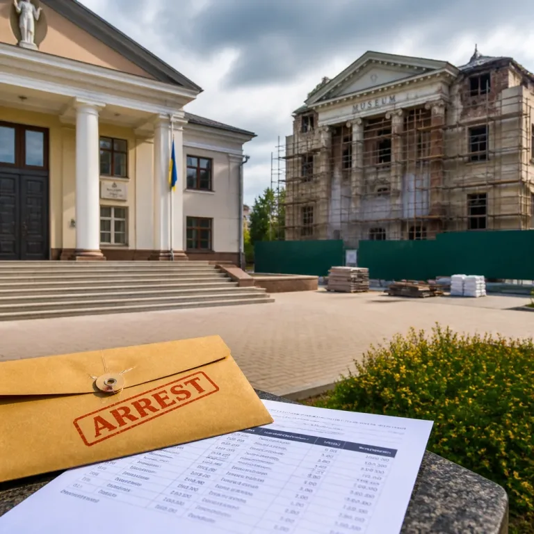 Суд арештував рахунок фірми, яку підозрюють у привласненні коштів на ремонті музею на Херсонщині