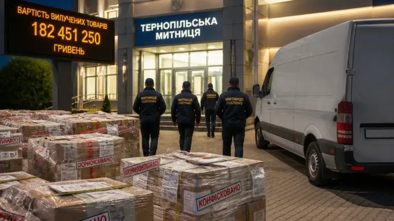 Тернопільська митниця за 8 місяців виявила порушень на понад 206 млн грн — значне зростання порівняно з 2025 роком