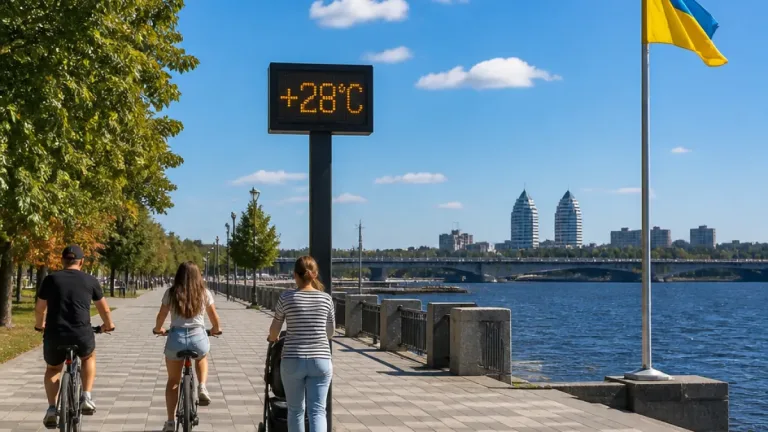 У Дніпрі 24 серпня — сонячно і до +28°C: прогноз і рекомендації