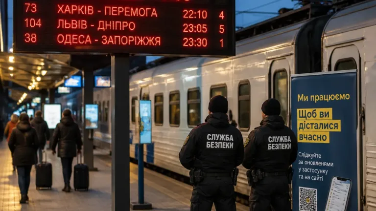 У Дніпрі через безпекову ситуацію пасажирські потяги прибувають із затримками понад 6 годин
