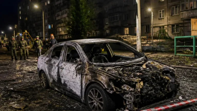У Донецьку підірвали авто заступника начальника Оленівської колонії, підозрюваного в катуваннях