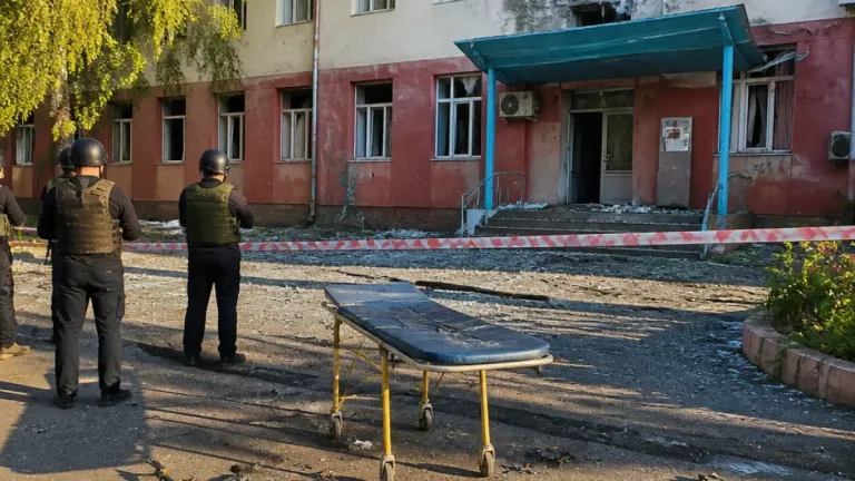 У Краматорську знову влучили у будівлю травматології: поранений чоловік та повторні удари FPV‑дронів