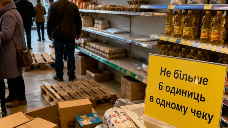 У Кропивницькому мережа магазинів обмежила продаж соціальних товарів до шести одиниць у чеку