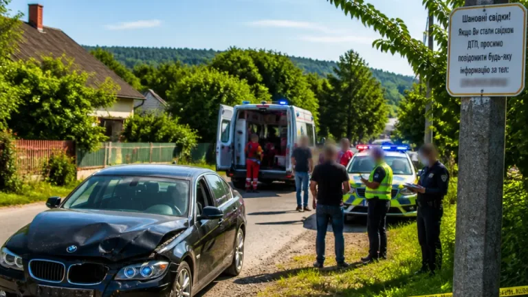 У Львівській області BMW збив 59‑річного пішохода: водій залишив місце події, триває слідство