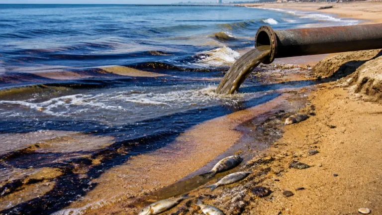 У Маріуполі зафіксували скид неочищених стічних вод у Азовське море