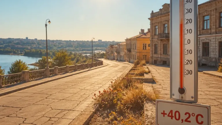 У Могилів-Подільському зафіксували +40,2°: підсумки спекотного серпня на Вінниччині