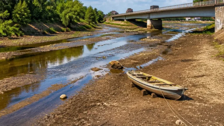 У Мукачеві та області фіксують критичне маловоддя річок: Латориця опустилася до 21–22% норми