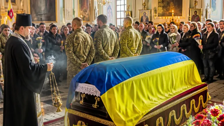 У Полтаві попрощалися з капітаном Юрієм Івченком, який загинув на Харківщині