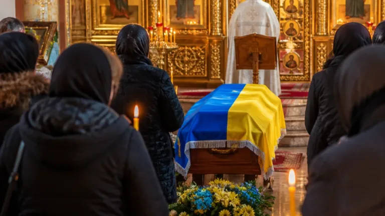 У Полтаві влаштували панахиду за воїном Олександром Чеснаковим