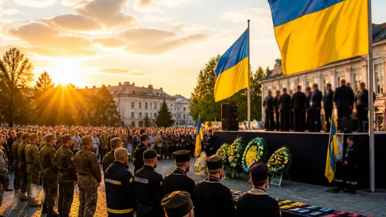 У Тернополі відзначили 35-ту річницю Незалежності: урочистості на Театральному майдані