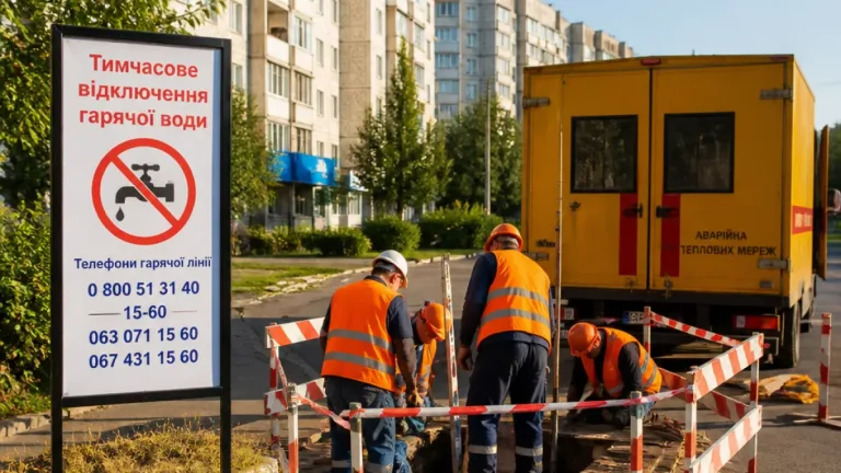 У Вінниці 13 серпня ремонти водогонів і тепломереж: де не буде гарячої води
