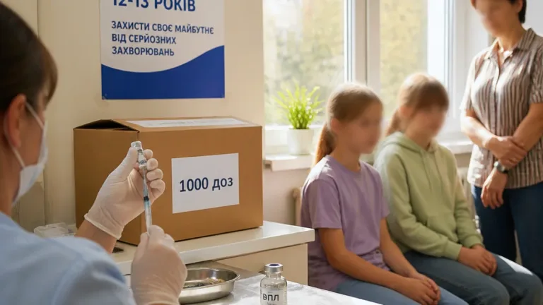 У Запоріжжі почали безоплатно вакцинувати дівчат 12–13 років від вірусу папіломи людини