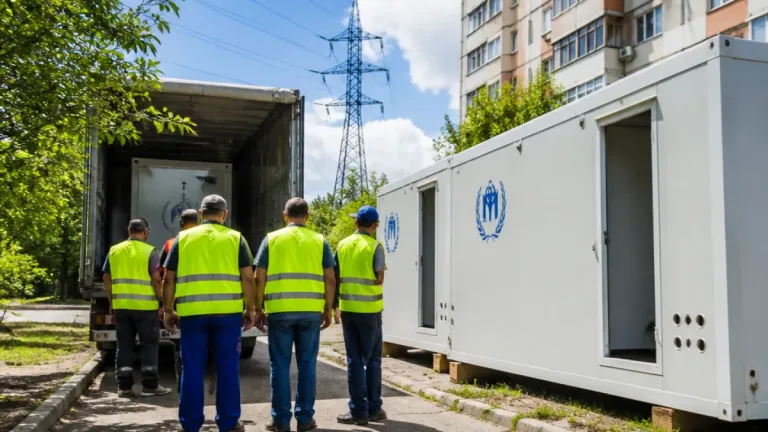 У Запорізькій області до кінця жовтня встановлять 50 мобільних укриттів разом з УВКБ ООН