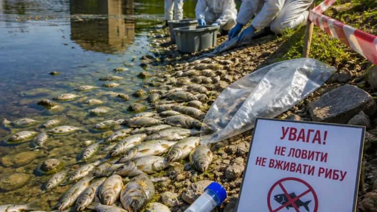 У Збручу поблизу Бережанки виявили масовий мор риби — мешканців просять не ловити та не їсти рибу