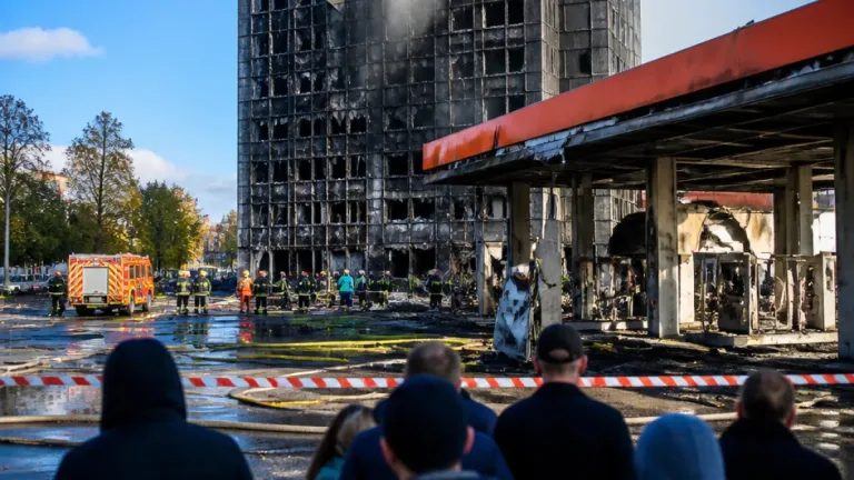 Удар по будівлі «Київстар» і влучання по АЗС: що відомо про ранкові обстріли в Києві