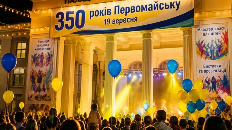 Вересневі події у Первомайську: концерти, вистави та святкування 350-річчя міста