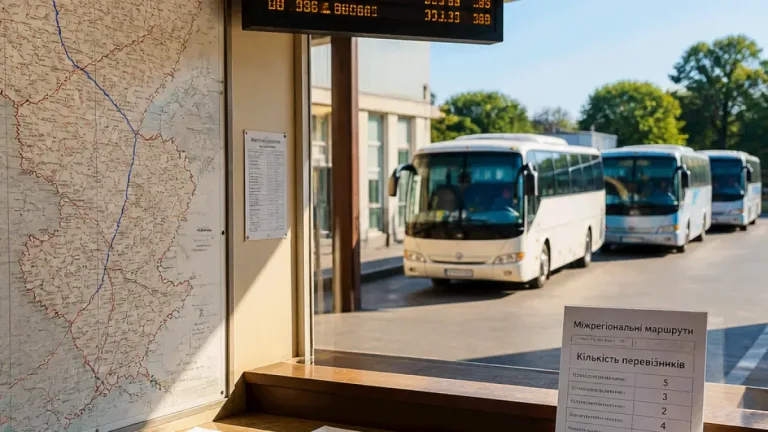 Вінниччина в числі регіонів з дефіцитом міжрегіональних автобусних маршрутів