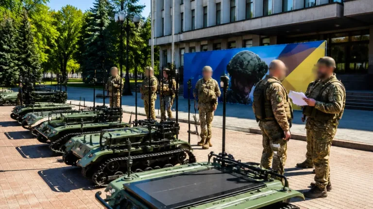 Вінниця передала шість наземних роботизованих комплексів для нацгвардійців