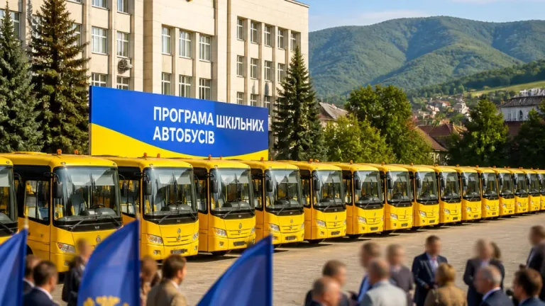 Закарпатські громади отримали 18 шкільних автобусів: кому і скільки дісталося