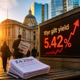 UK business confidence tumbles to 17-month low as gilt yields spike and firms seek breathing space