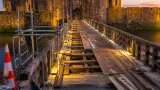 Caerphilly Castle main access bridge listed for urgent repair and new lighting