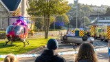 Child taken to hospital after Truro collision; air ambulance lands and Station Road closed