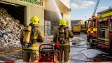 Firefighters extinguish blaze at Worcester-area recycling centre EnviroSort