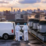South Bronx cluster of Legionnaires’ disease linked to cooling‑tower testing; one dead, four ill
