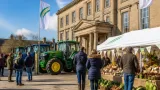 Morpeth farmers rally for UK food security at Back British Farming Day outside County Hall