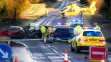 Multi-vehicle crash near Armagh leaves several injured and road closed