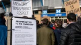 Shrewsbury supporters demand answers from chairman over delayed club sale