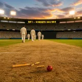 Starc and Shoriful rip through sides as Mackay Test delivers carnage on opening day