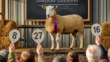 Stirling sale sees strong demand for shearlings with Bluefaced Leicester hitting £10,000