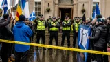Tense scenes as anti-immigration rally and counter-demonstration face off in Aberdeen