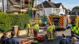 Two people rescued after fall from height at Lisburn building site