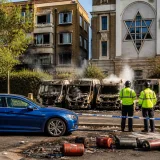 Four men admit setting fire to Hatzola ambulances in Golders Green, causing around £1m damage